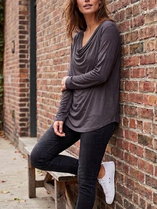 Lanston Tops - Lanston Long sleeve blouse